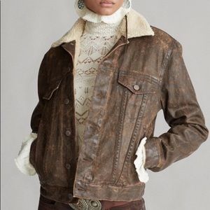 Ralph Lauren Fleece Lined Trucker Jacket